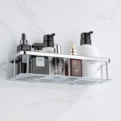 Stainless Steel Wall-Mounted Shower Shelf | Bathroom Collection | Aroselle