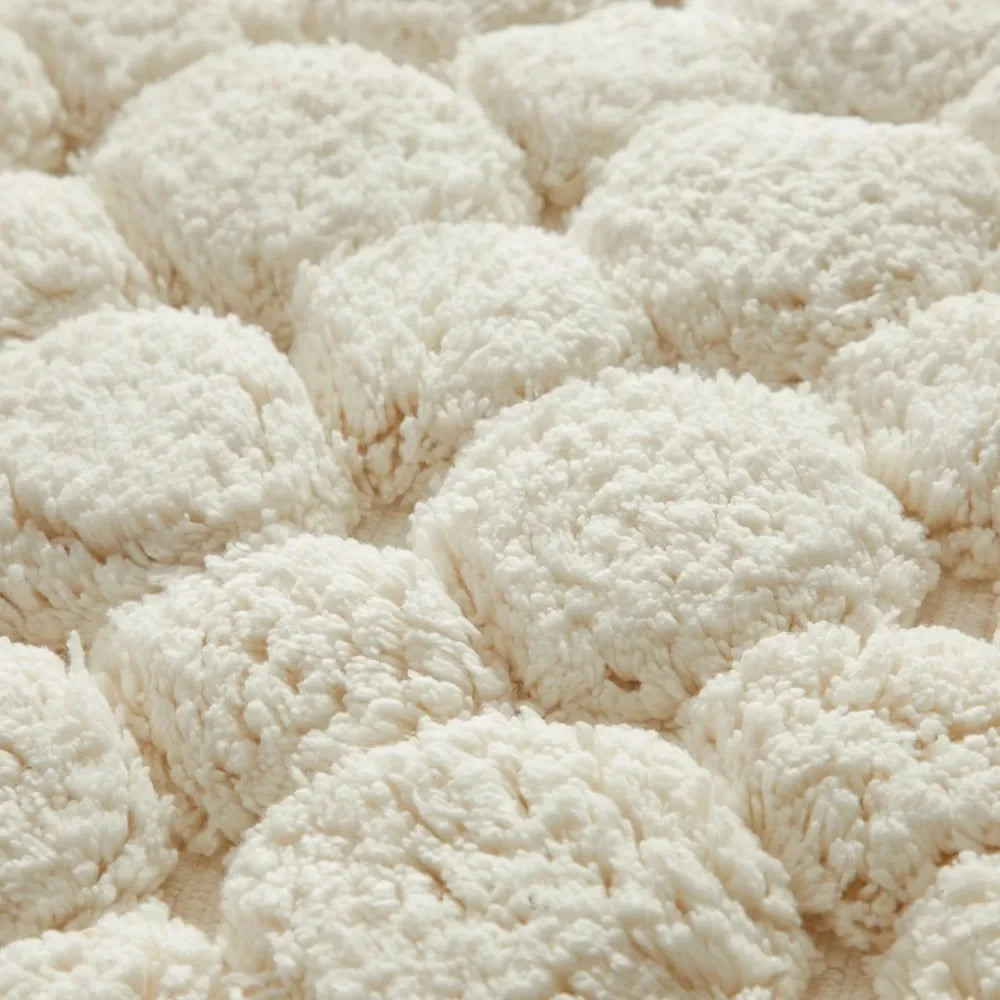 Ivory Cotton Bath Rug Set (2PCS)