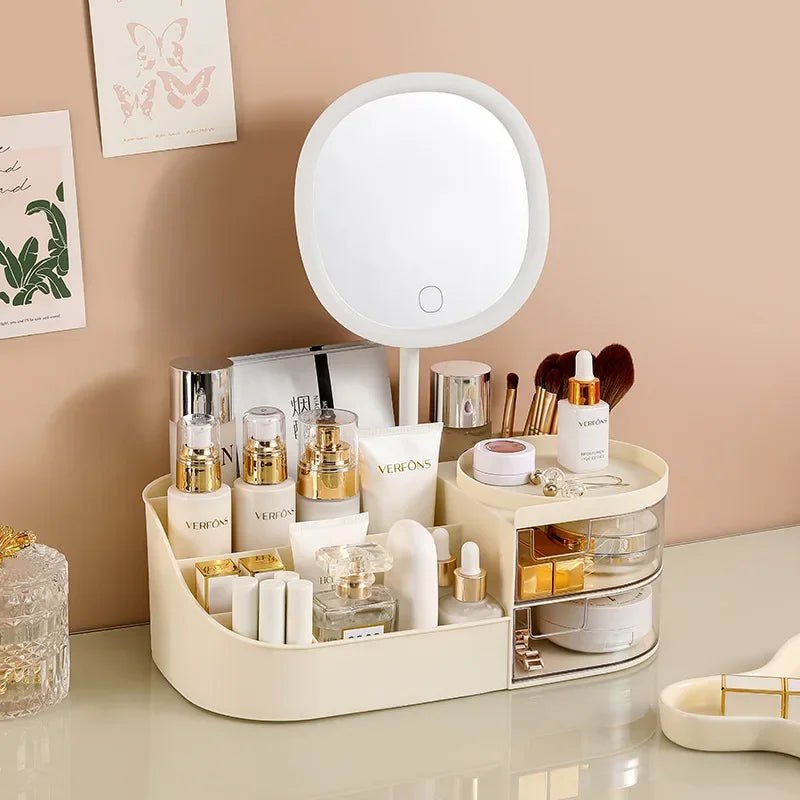 Makeup Organiser With Mirror