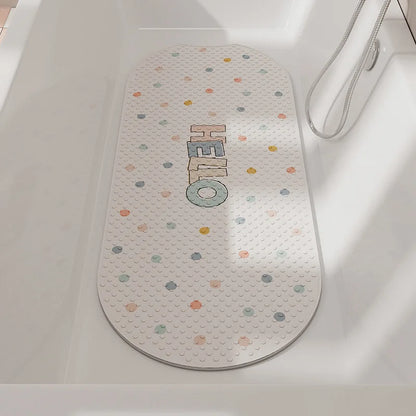 PVC Non-Slip Oval Bath Mat