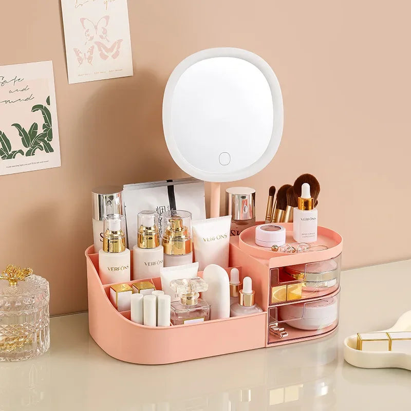 Makeup Organiser With Mirror