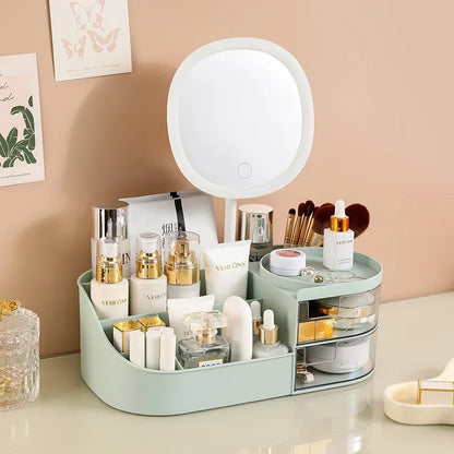 Makeup Organiser With Mirror