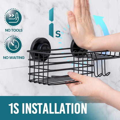 No Drill Wall Mounted Rack | Bathroom Collection | Aroselle