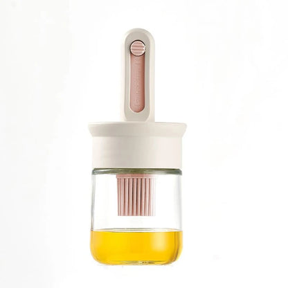 Silicone Oil Dispenser Bottle with Brush
