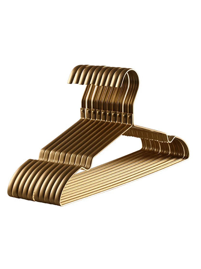 Clothing Hangers Gold (10PCS) | Storage Collection | Aroselle