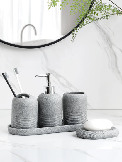 Ceramic Bathroom Accessories Set