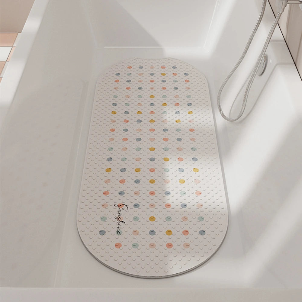PVC Non-Slip Oval Bath Mat