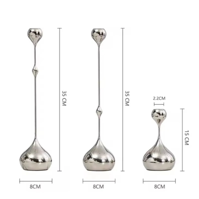 Metal Candle Holder Set (3PCS)