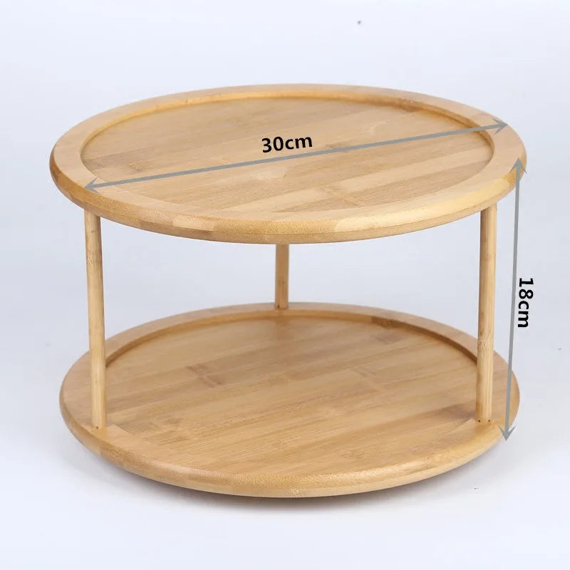 Lazy Susan Rotating Tray 1 or 2 Tier