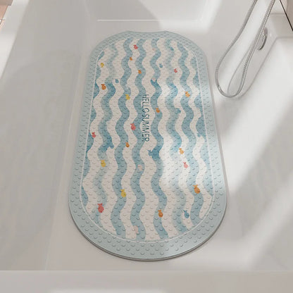 PVC Non-Slip Oval Bath Mat