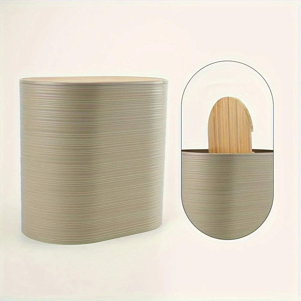 Bamboo Toilet Accessories Set (6PCS)