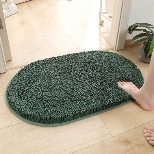 Super Soft Oval Shape Bath Mat | Bathroom Collection | Aroselle