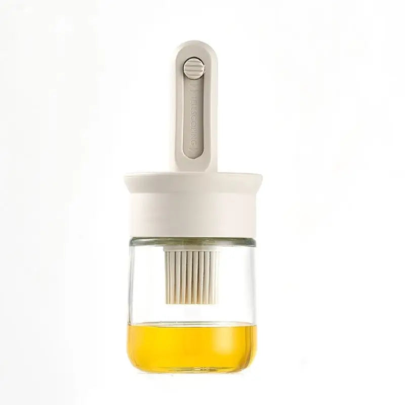 Silicone Oil Dispenser Bottle with Brush