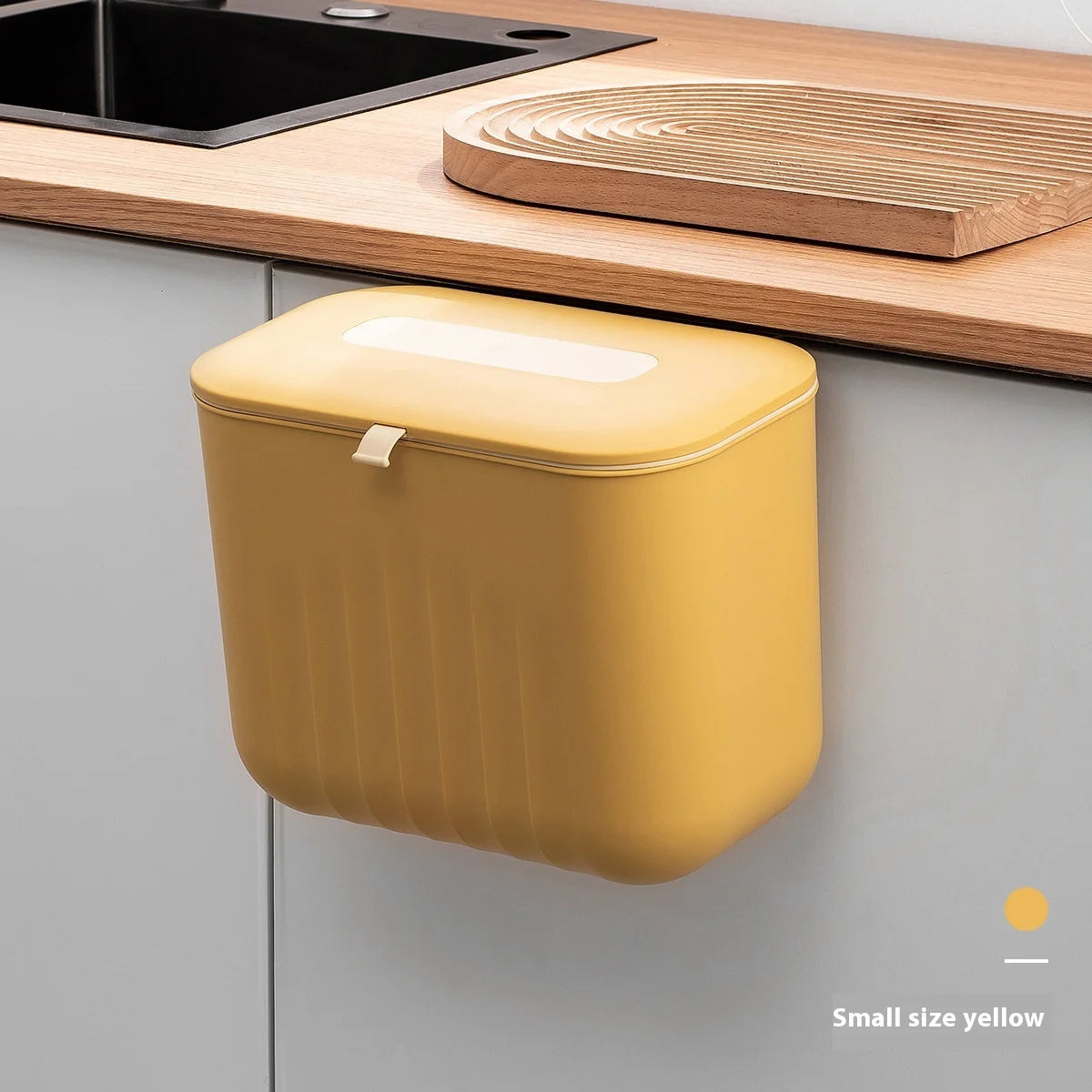 Wall-Mounted Food Trash Bin - Kitchen