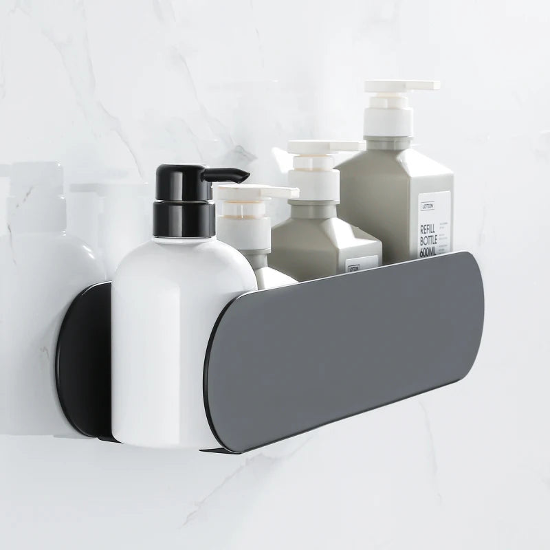 Black Aluminum Bathroom Shelf Caddy | Bathroom Collection | Aroselle