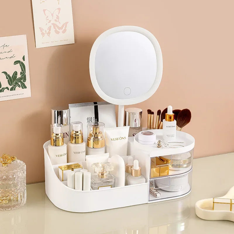 Makeup Organiser With Mirror