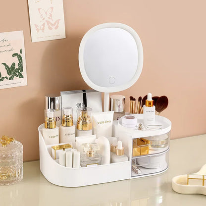 Makeup Organiser With Mirror
