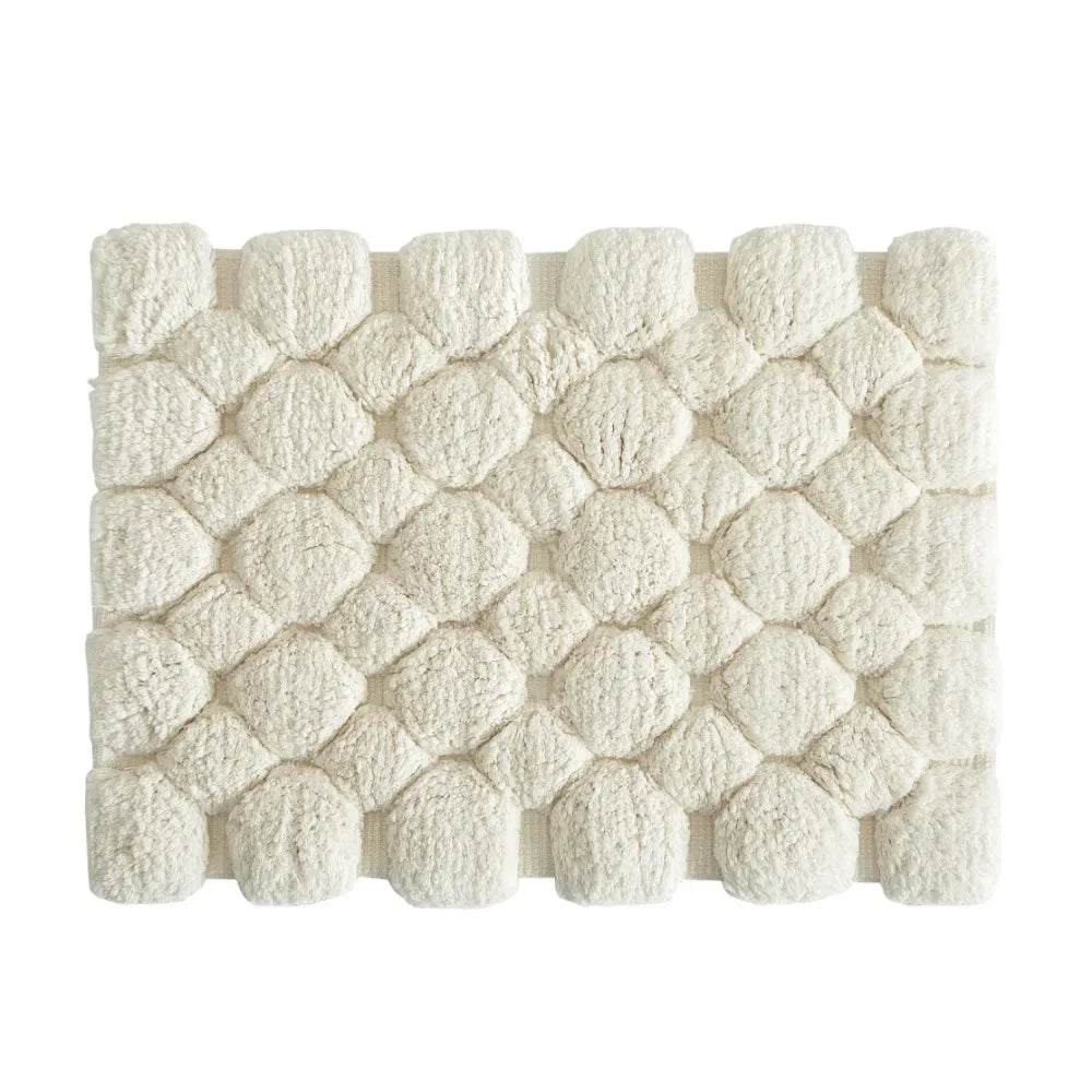 Ivory Cotton Bath Rug Set (2PCS)