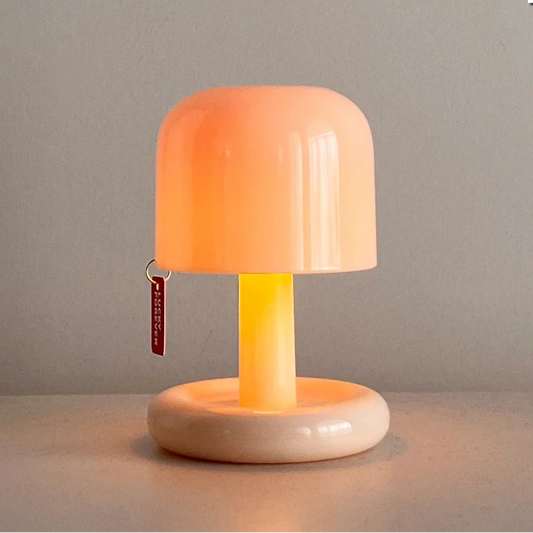 LED USB Rechargeable Mushroom Table Lamp