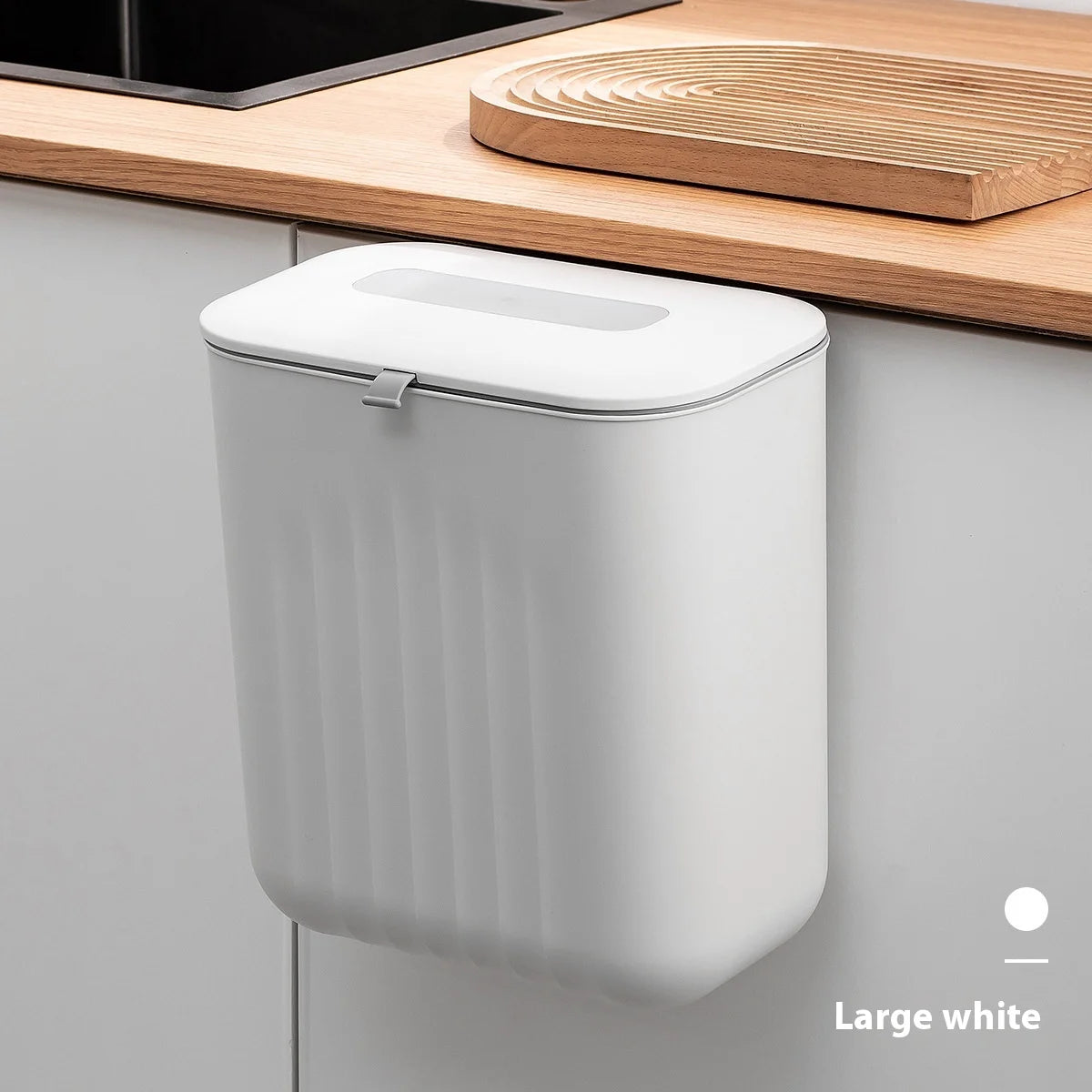 Wall-Mounted Food Trash Bin - Kitchen