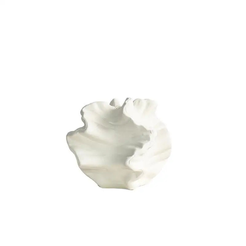 Ceramic Coral Vase - Minimalist Nordic Art Ornament