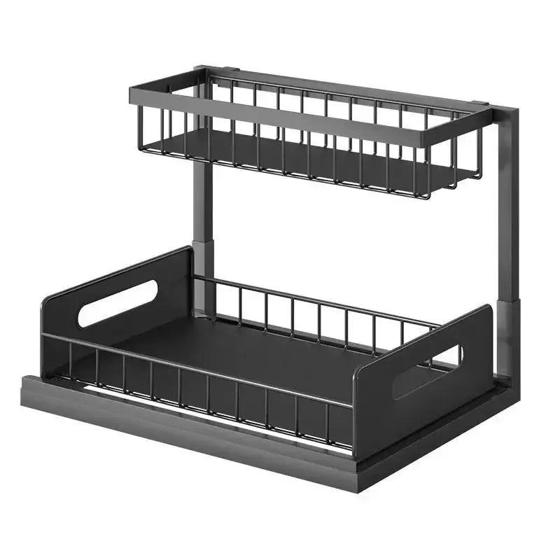 2-Tier Organiser Black | Storage Collection | Aroselle