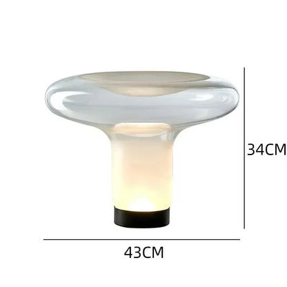 Glass Bedside Lamp | Decor Collection | Aroselle