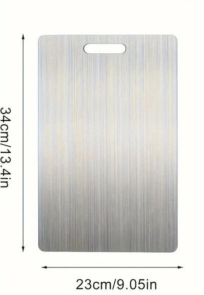 304 Stainless Steel Double-Sided Cutting Board