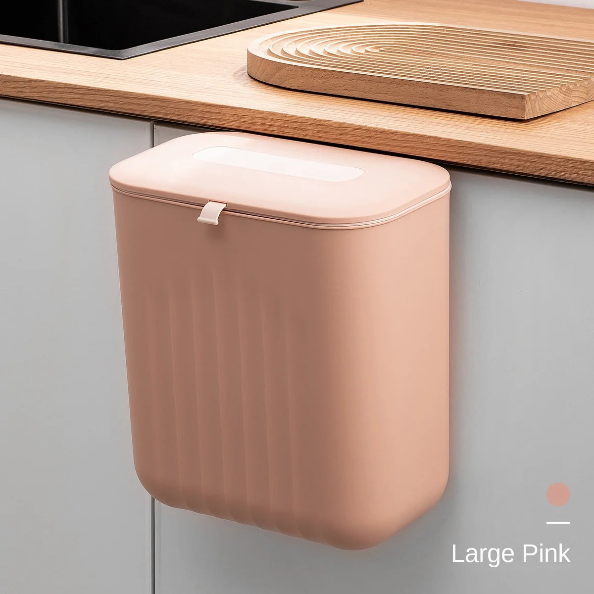 Wall-Mounted Food Trash Bin - Kitchen