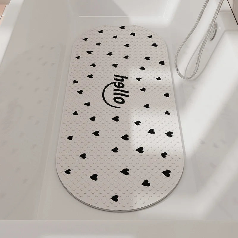 PVC Non-Slip Oval Bath Mat