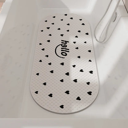 PVC Non-Slip Oval Bath Mat