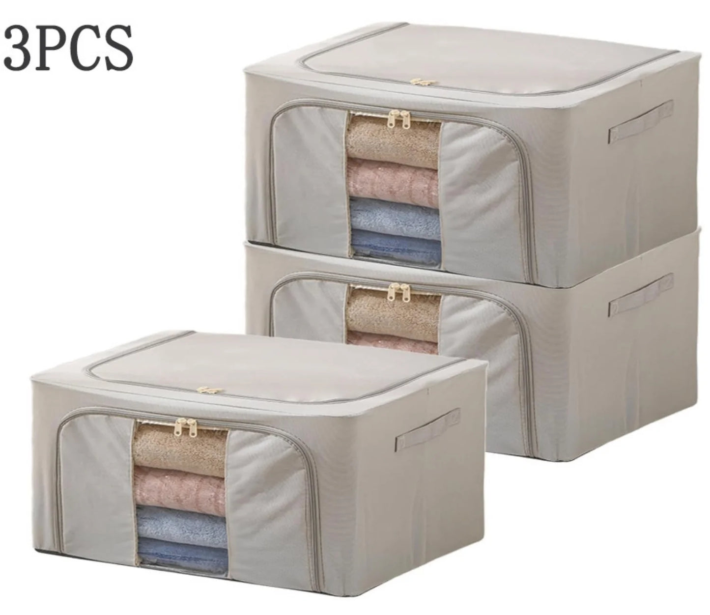 Wardrobe Closet Storage Box (set of 3)