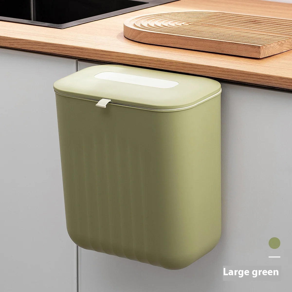 Wall-Mounted Food Trash Bin - Kitchen