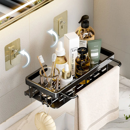 Luxury Black/Gold Bathroom Shelf