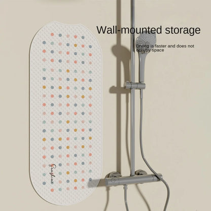 PVC Non-Slip Oval Bath Mat