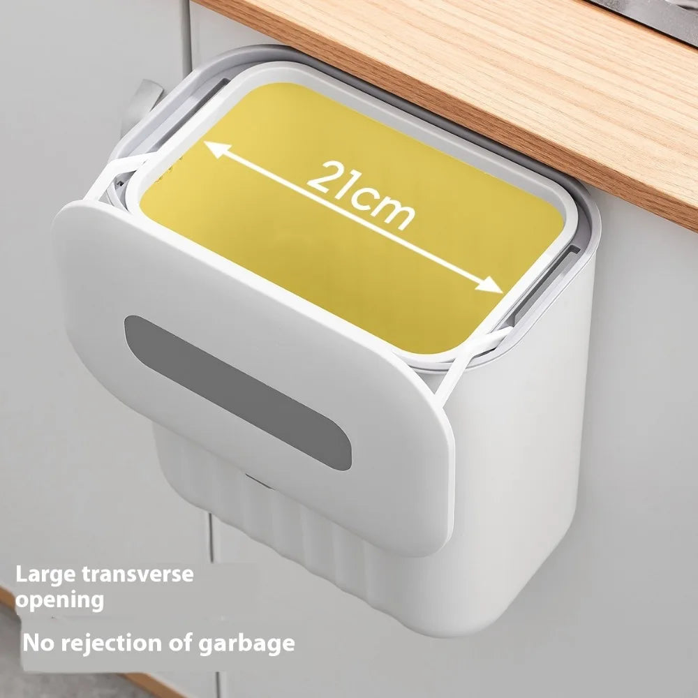 Wall-Mounted Food Trash Bin - Kitchen