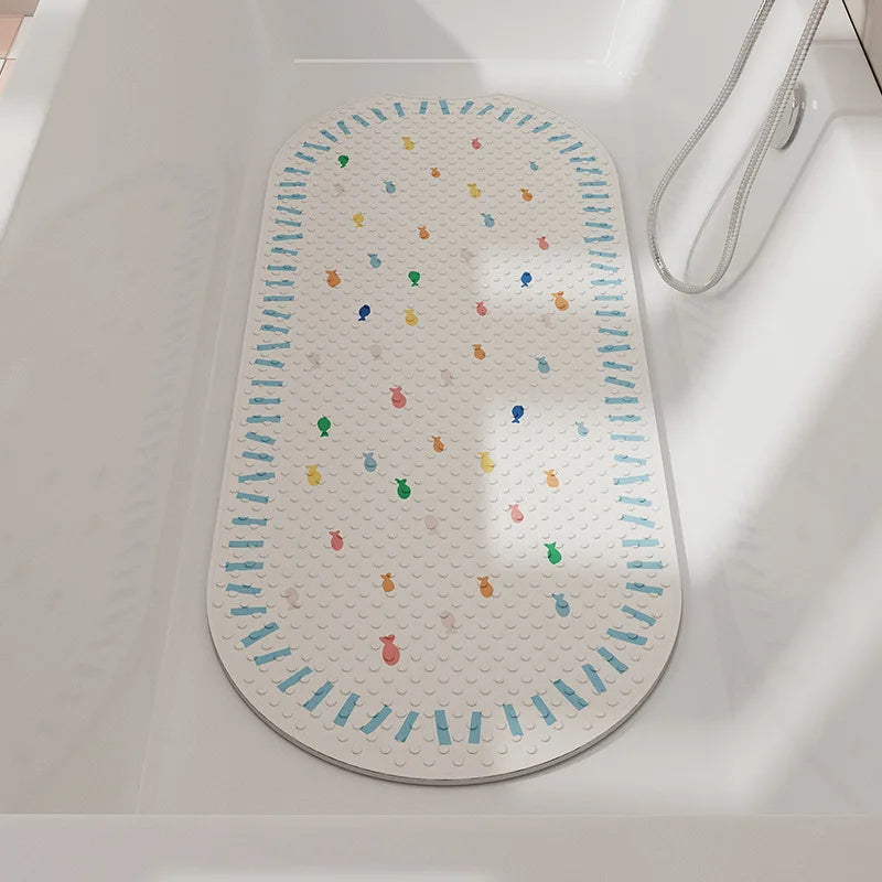 PVC Non-Slip Oval Bath Mat