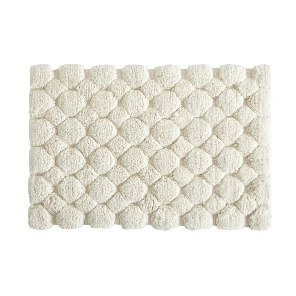 Ivory Cotton Bath Rug Set (2PCS)