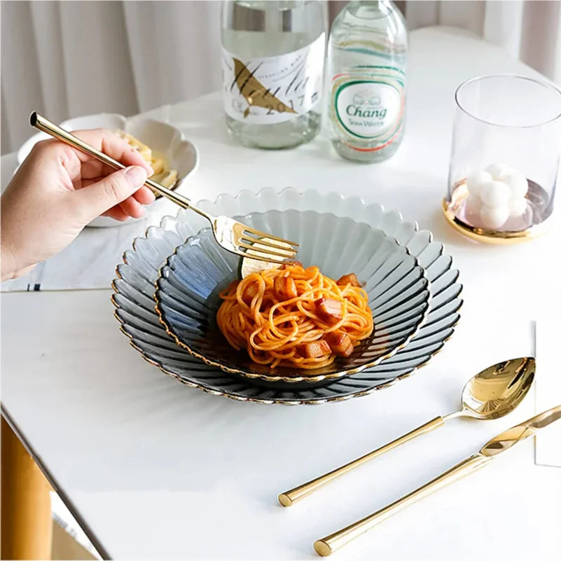 Golden Cutlery Set For One | Kitchen Collection | Aroselle