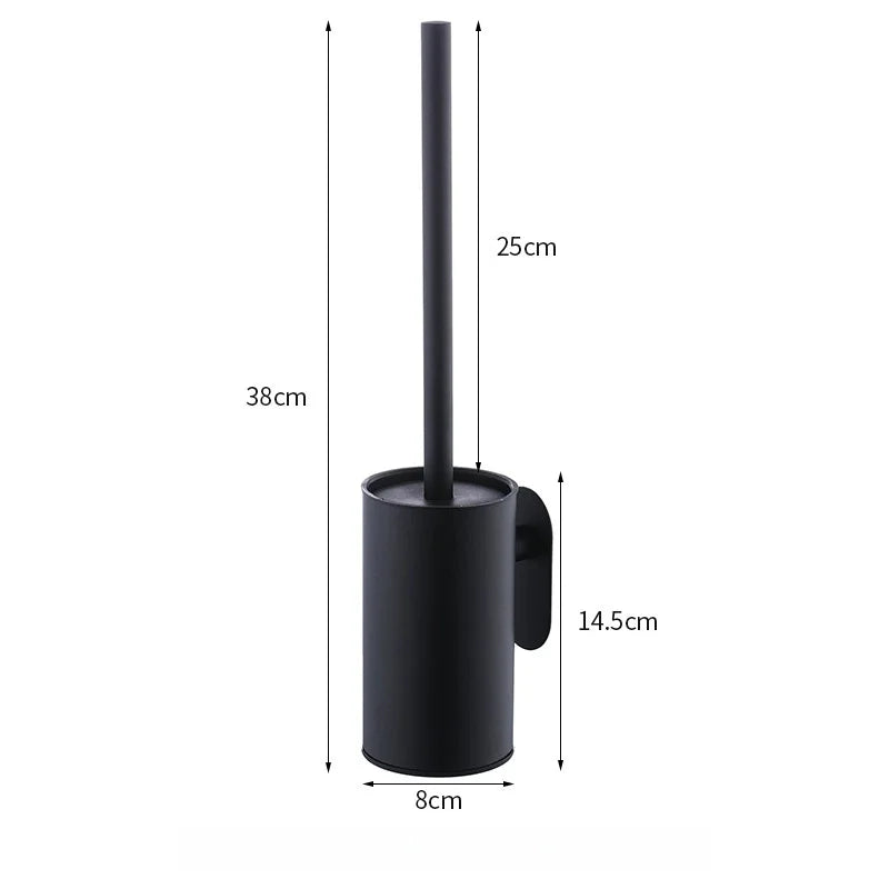 Wall Mounted Toilet Brush With Holder