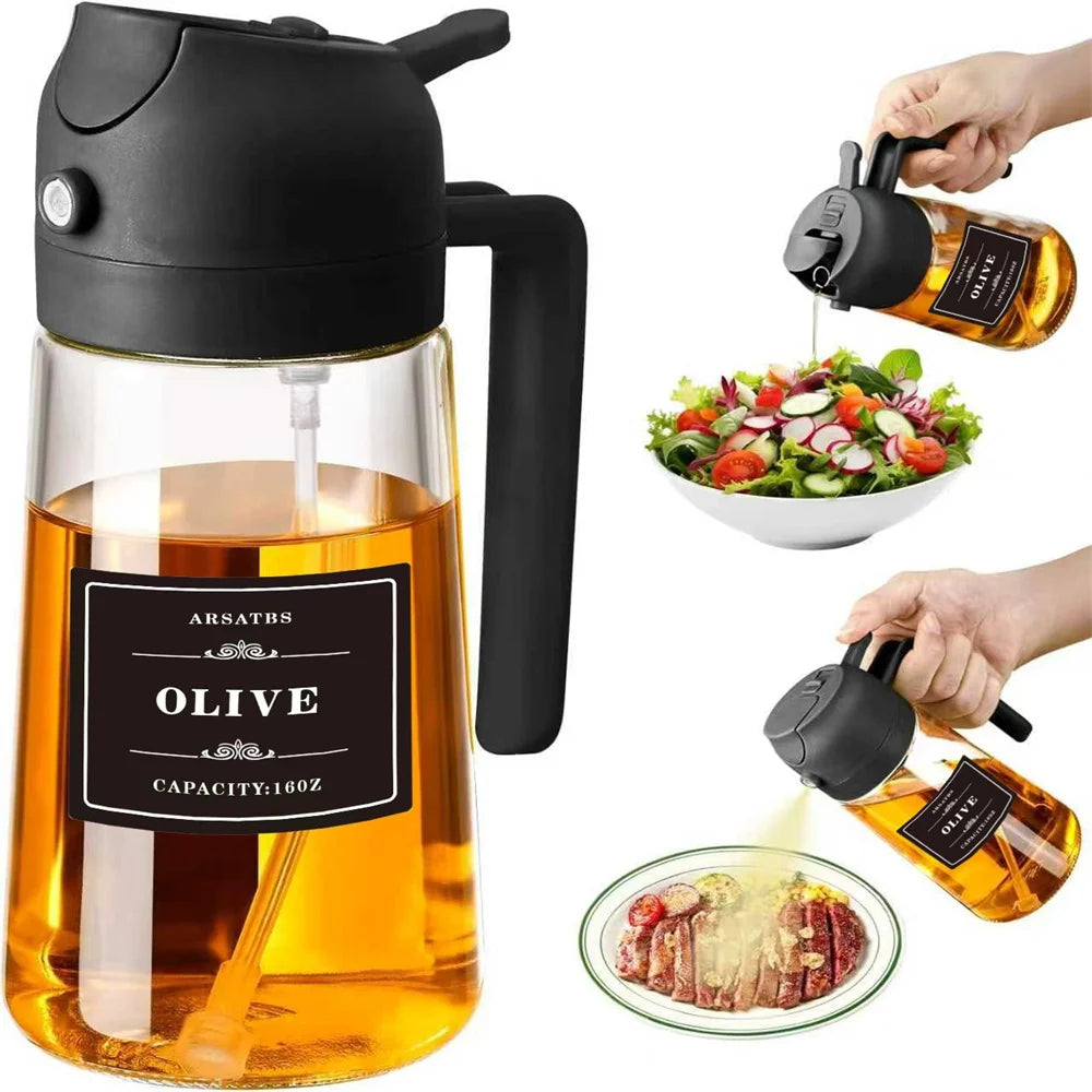 Large Glass Olive Oil Sprayer | Kitchen Collection | Aroselle