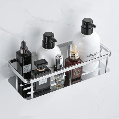 Stainless Steel Wall-Mounted Shower Shelf | Bathroom Collection | Aroselle