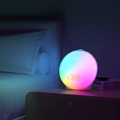 Digital Wake Up Light Alarm Clock with FM Radio