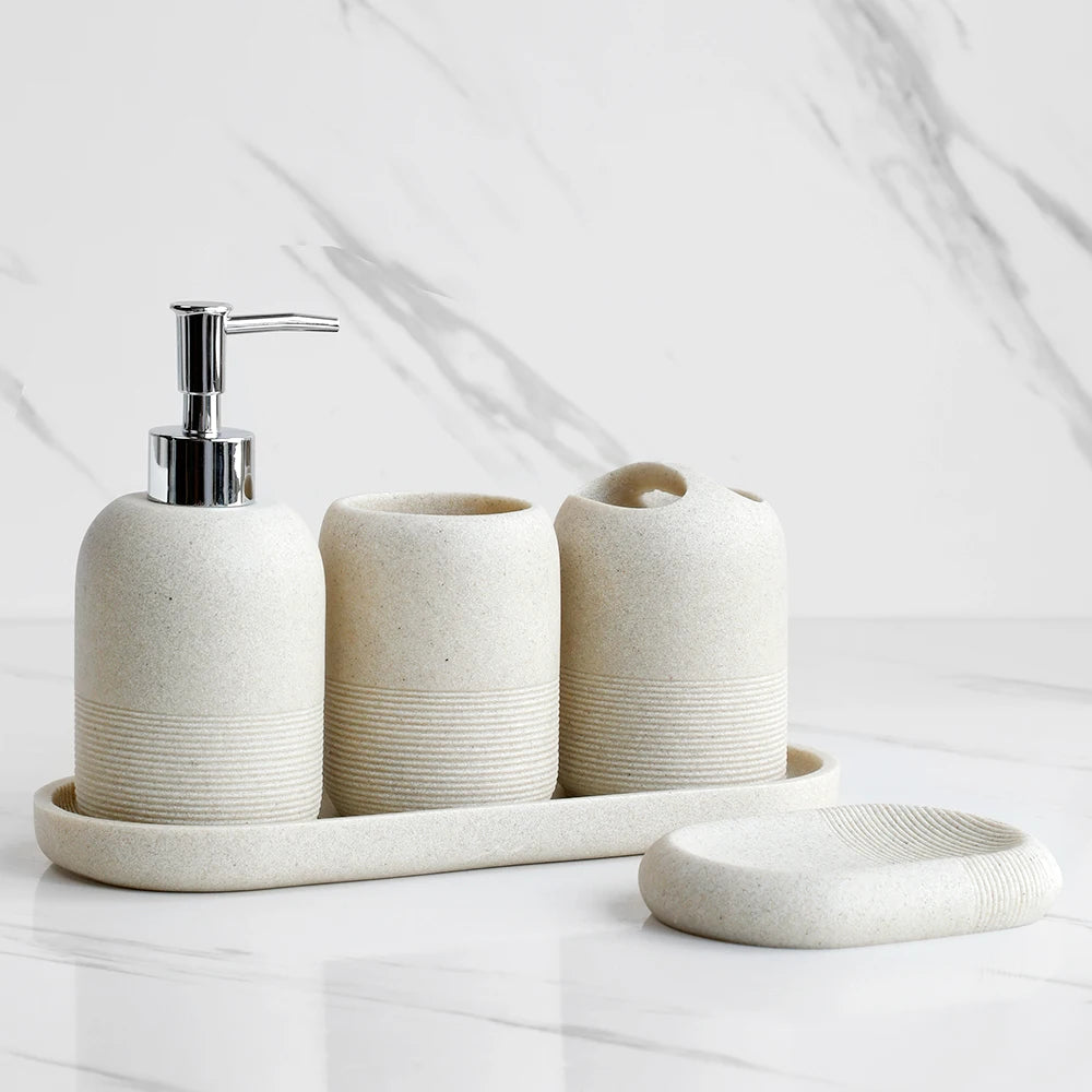 Ceramic Bathroom Accessories Set