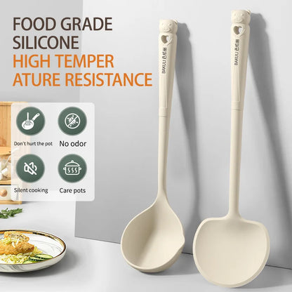 Silicone Cooking Spatula and Spoon Set (3pcs)