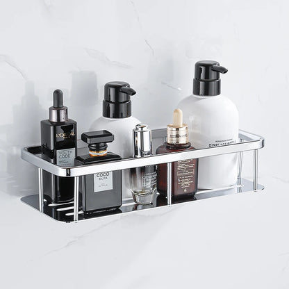 Stainless Steel Wall-Mounted Shower Shelf | Bathroom Collection | Aroselle