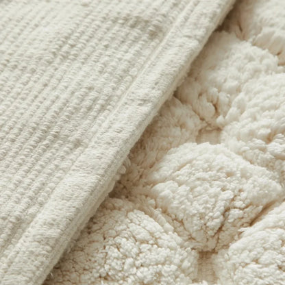 Ivory Cotton Bath Rug Set (2PCS)