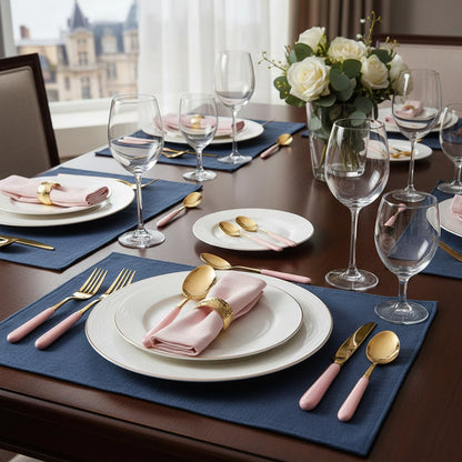 Cutlery Set With Stand (24PCS) | Kitchen Collection | Aroselle