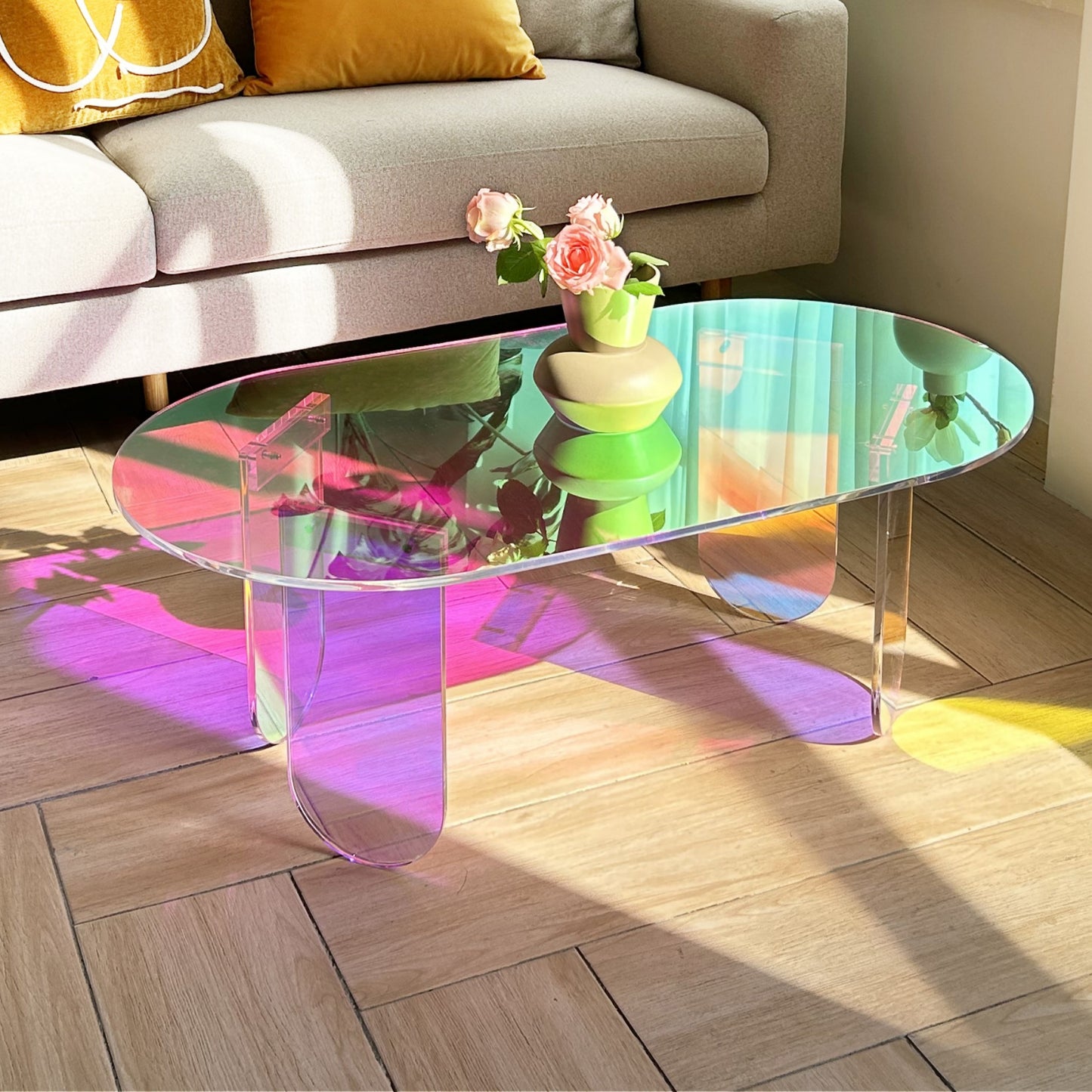 Modern Acrylic Coffee Table | Furniture Collection | Aroselle