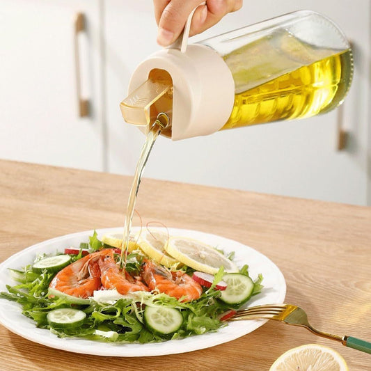 Large Glass Cooking Oil Pouring Bottle | Kitchen Collection | Aroselle
